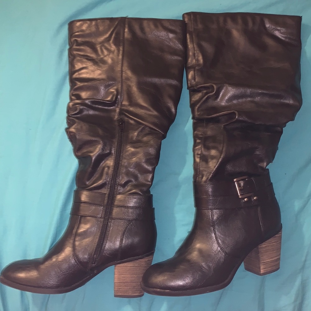 Black Knee-High Diba Boots